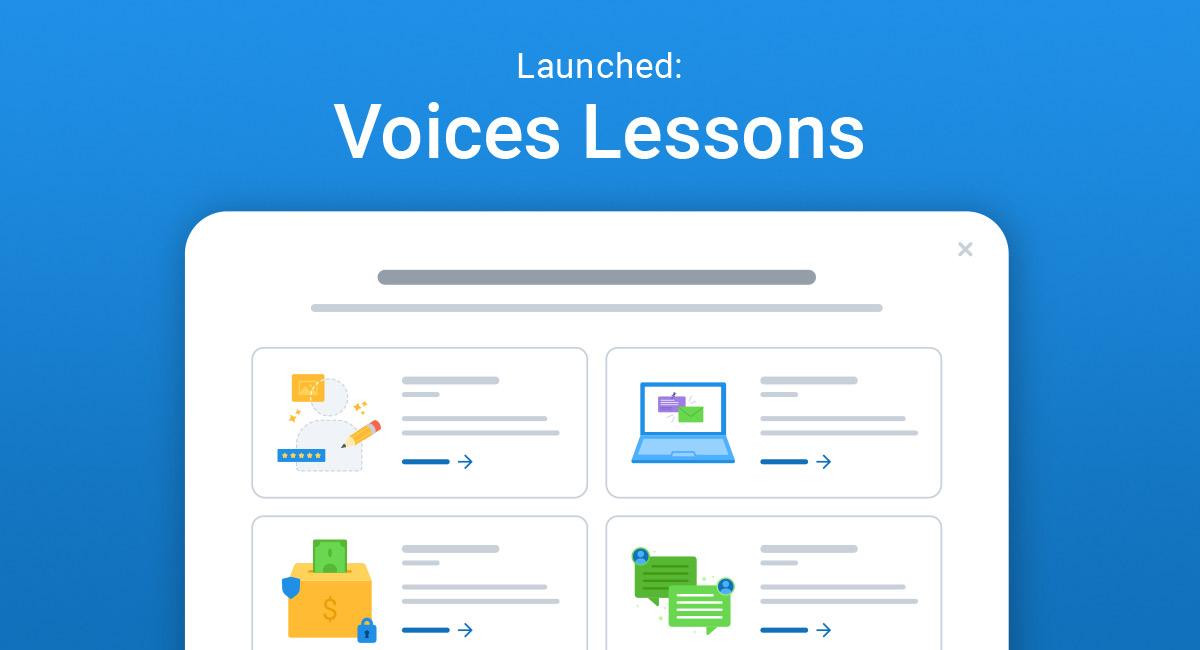 Launched: Voices Lessons