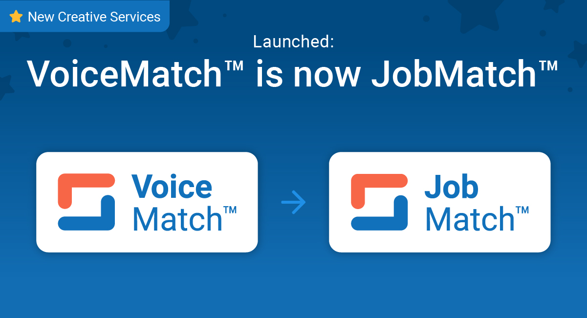 Launched: VoiceMatch is now JobMatch