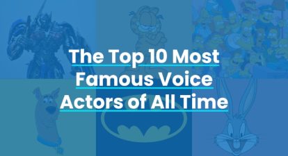 The most famous voice actors of all time, represented by charaters like Megatron, Garfield, The Simpsons, Scooby-Doo, Batman and Bugs Bunny