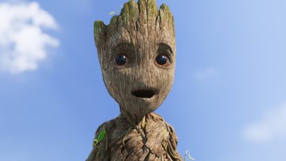 A photo of Groot from Guardians of the Galaxy.