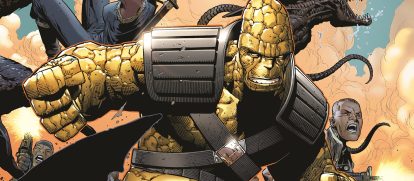 An animated image of Korg from Marvel.