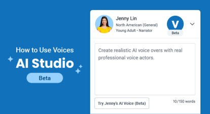 Voices AI Studio Beta