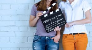 actresses, clapboard, film, auditions, slating