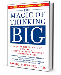 Book cover for the magic of thinking big